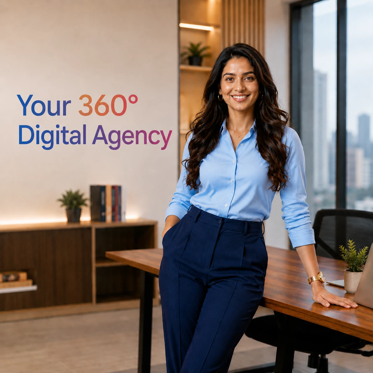 7Ps Digital Agency professional presenting a complete digital experience