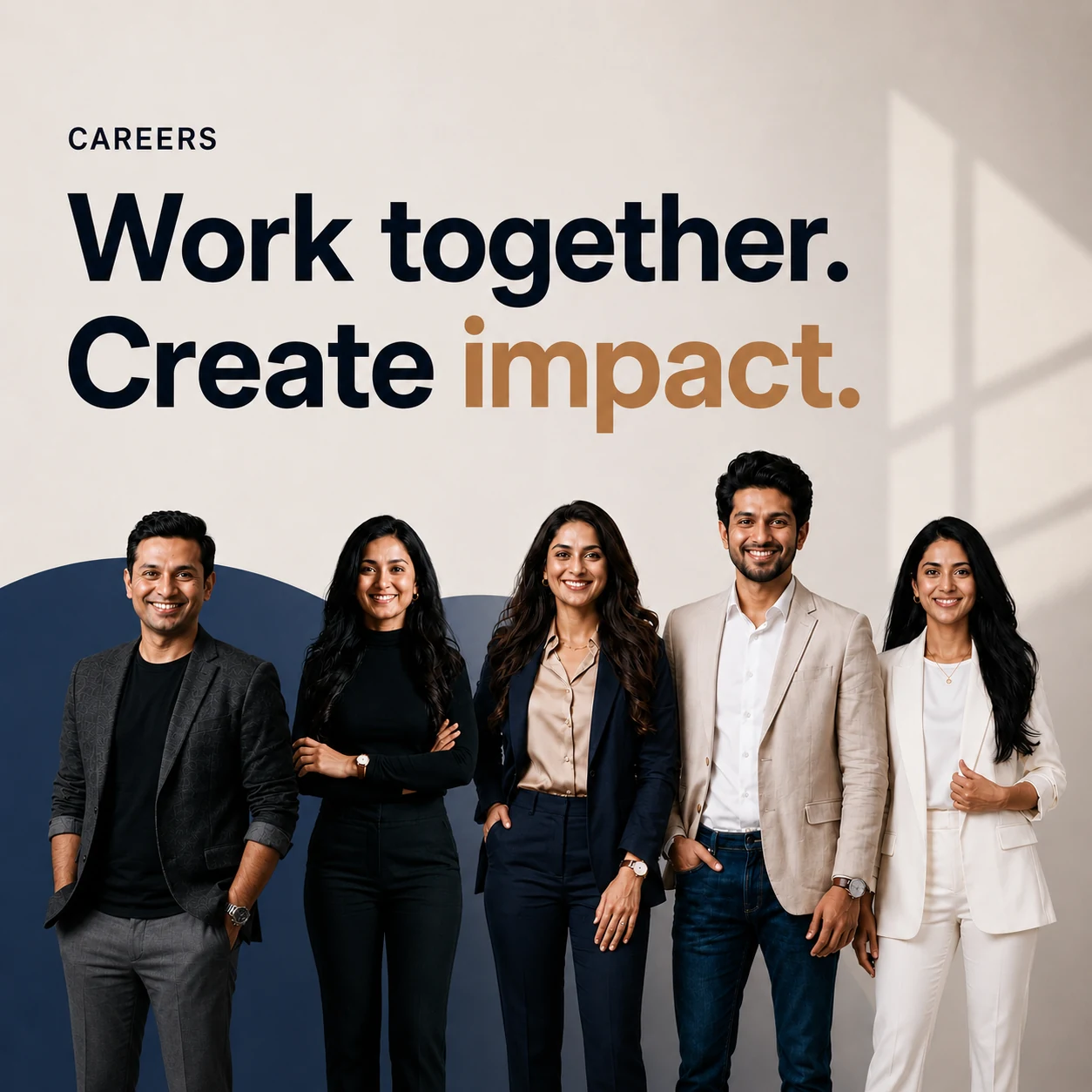 Careers at 7Ps Digital Agency team standing together